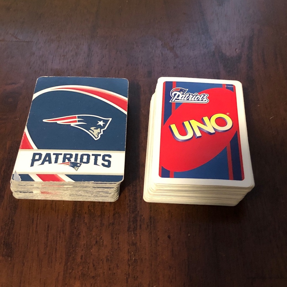 New England Patriots Deck of Playing Cards & Uno Cards